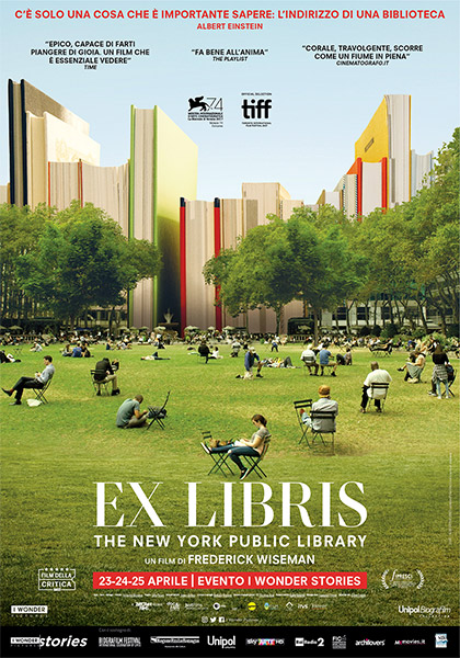 Proiezione del docufilm Ex Libris.  The New York Public Library