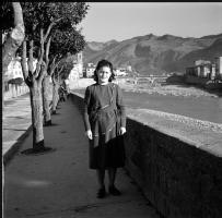 [Persone lungo il fiume Bidente, 1949