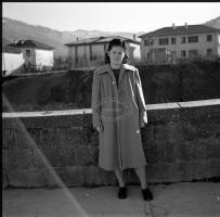 [Persone lungo il fiume Bidente, 1949