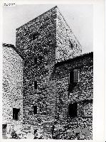 Verucchio, Valle Marecchia : il maschio visto dal cortile interno della rocca